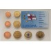 DENMARK FAROE ISLAND 2004 . EURO SPECIMEN PATTERN SET OF 8 COINS